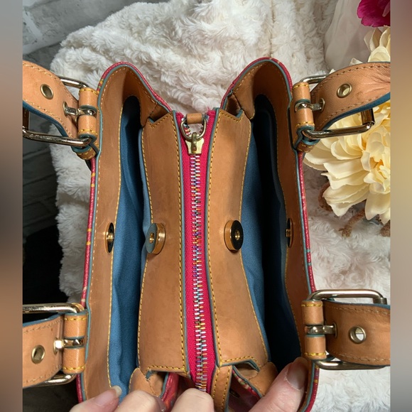 Dooney & Bourke Multicolor Monogram Shoulder Bag - Picture 3 of 5